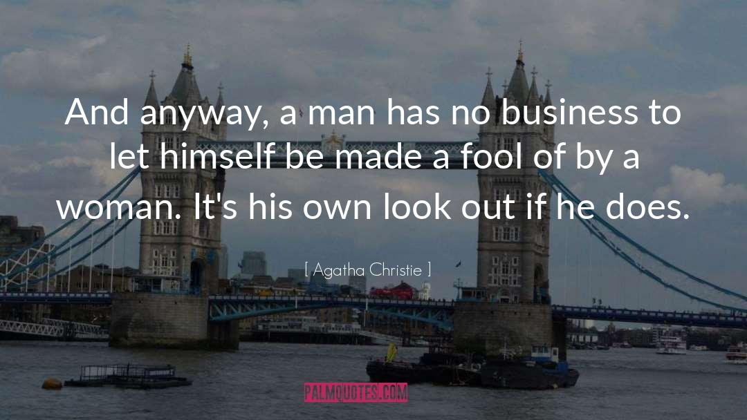 Plus Out Of Business quotes by Agatha Christie