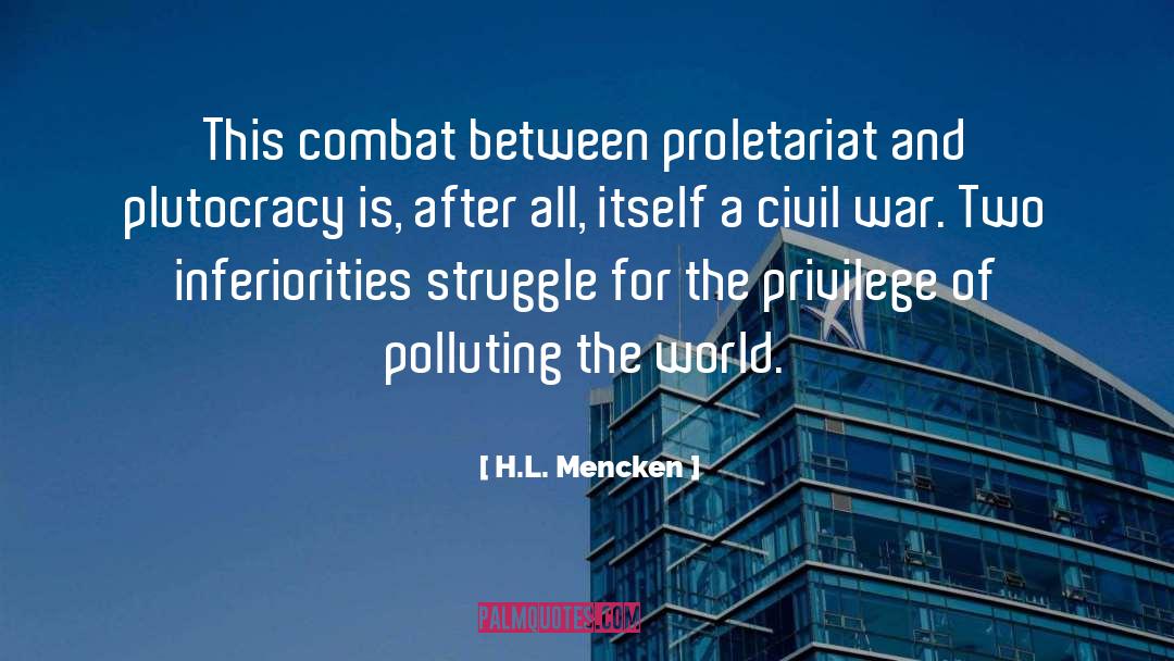 Plutocracy quotes by H.L. Mencken