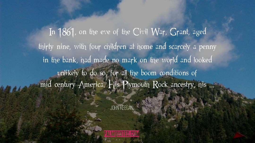 Plymouth Rock quotes by John Keegan