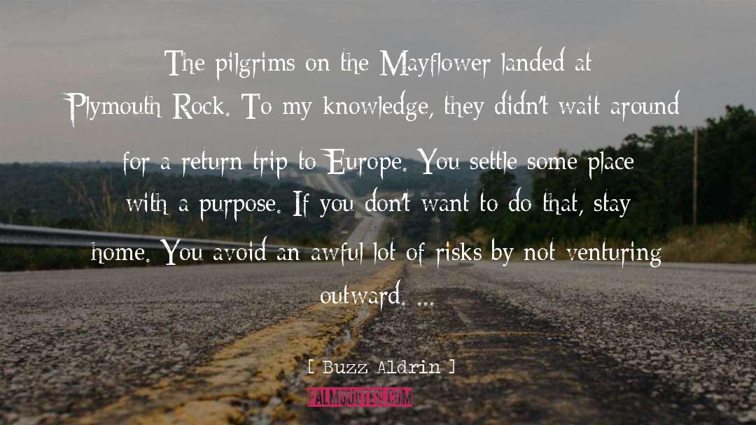 Plymouth Rock quotes by Buzz Aldrin