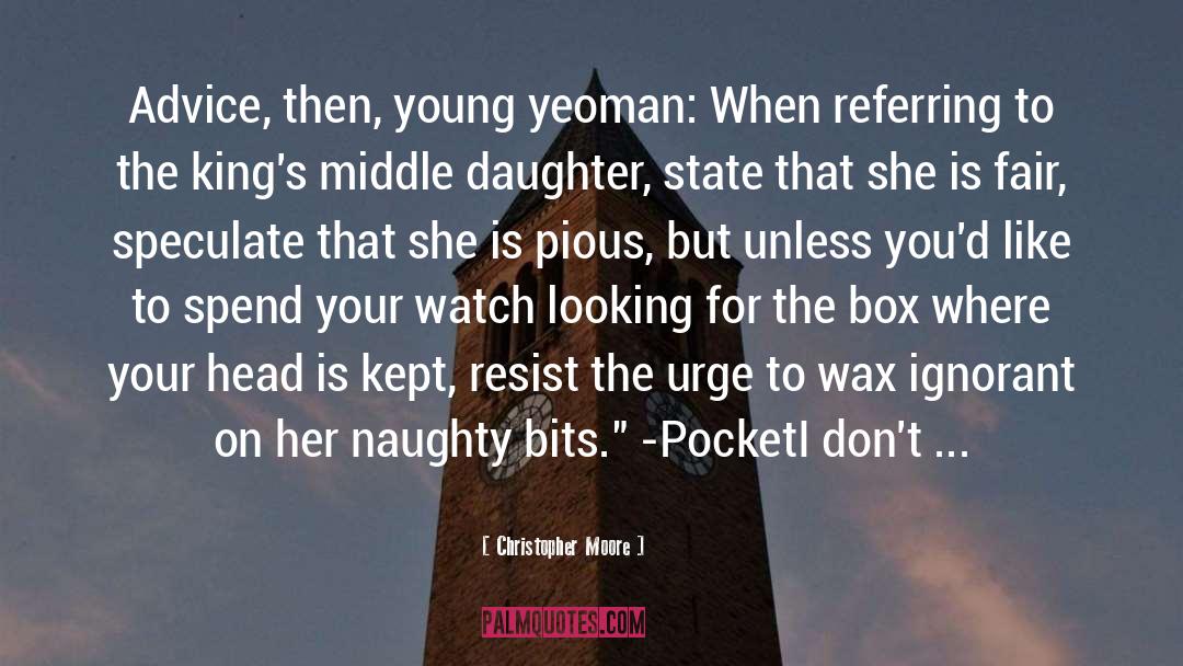 Pockets quotes by Christopher Moore