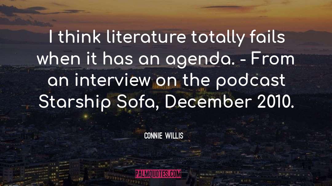 Podcast quotes by Connie Willis