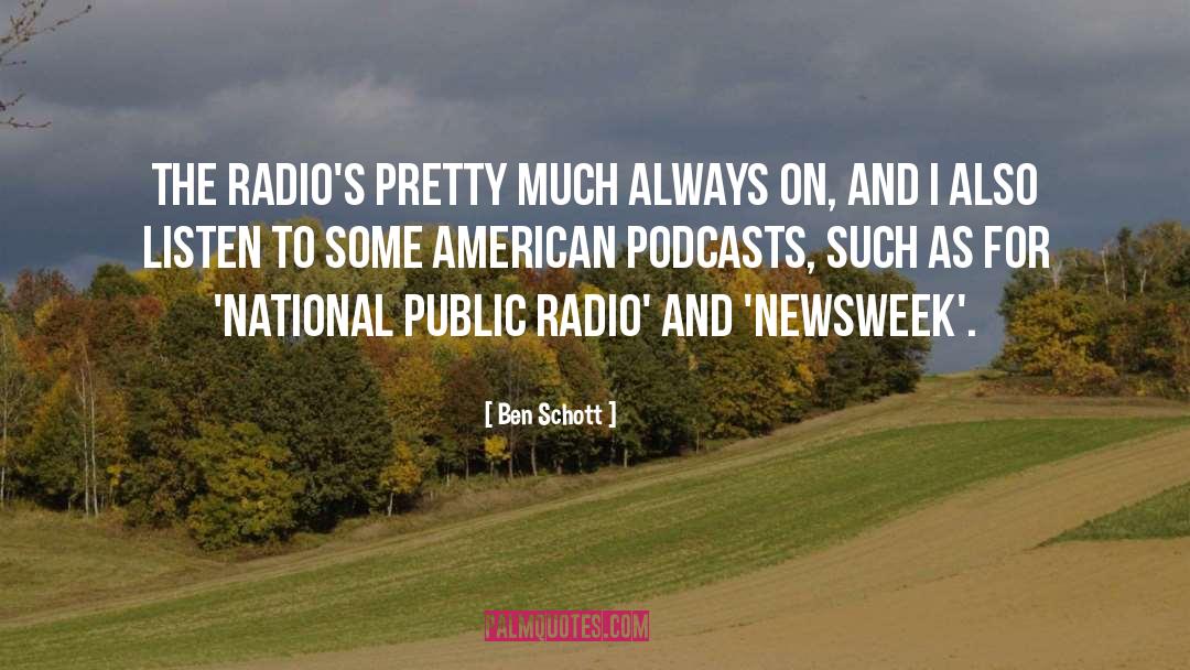 Podcasts quotes by Ben Schott