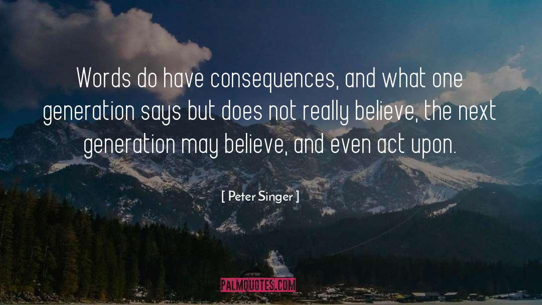 Poe Singer quotes by Peter Singer