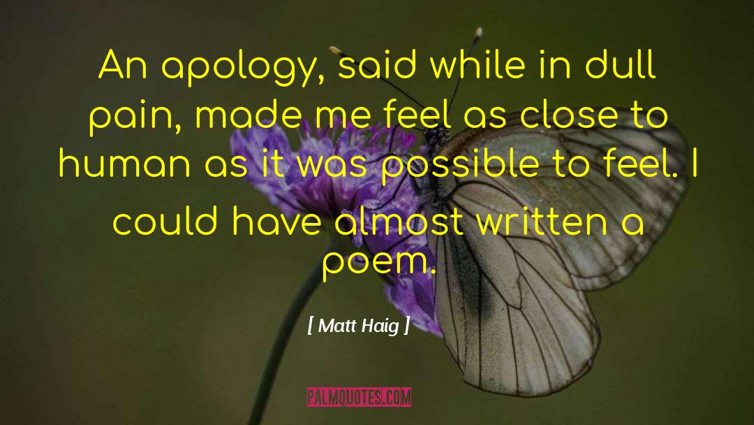 Poem Interpretation quotes by Matt Haig