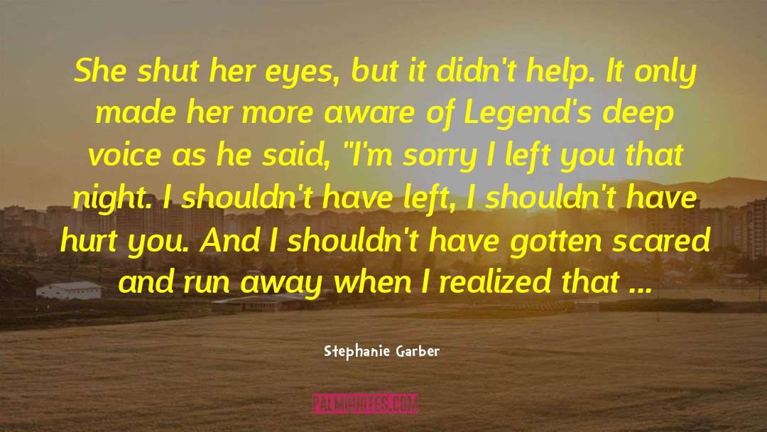 Poem Love Sorry Guilt quotes by Stephanie Garber