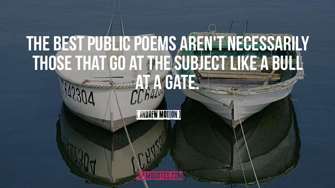 Poems Cute quotes by Andrew Motion