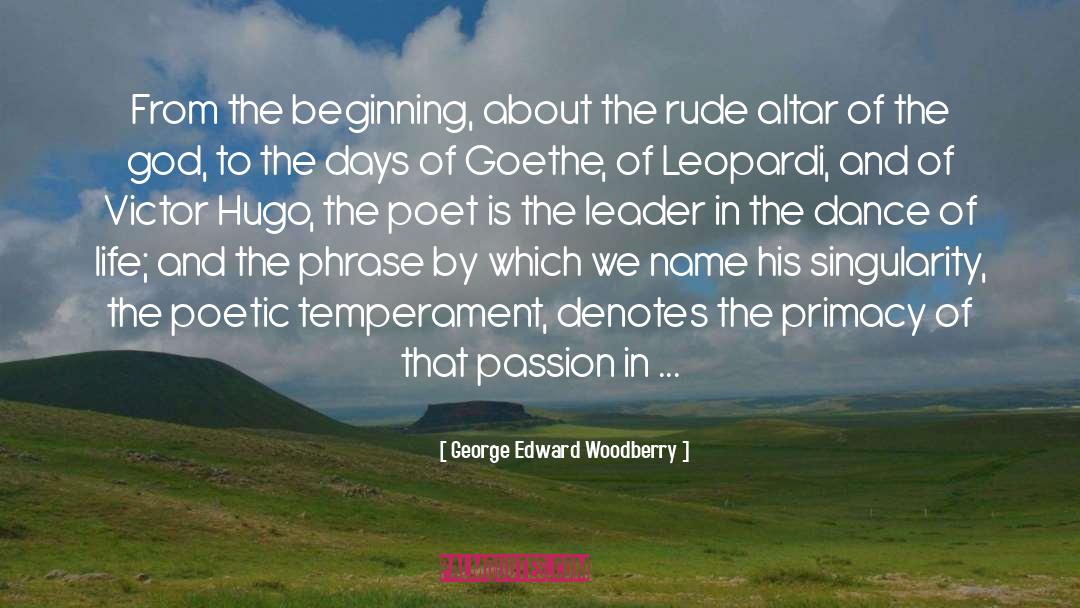 Poems Of Blood And Passion quotes by George Edward Woodberry
