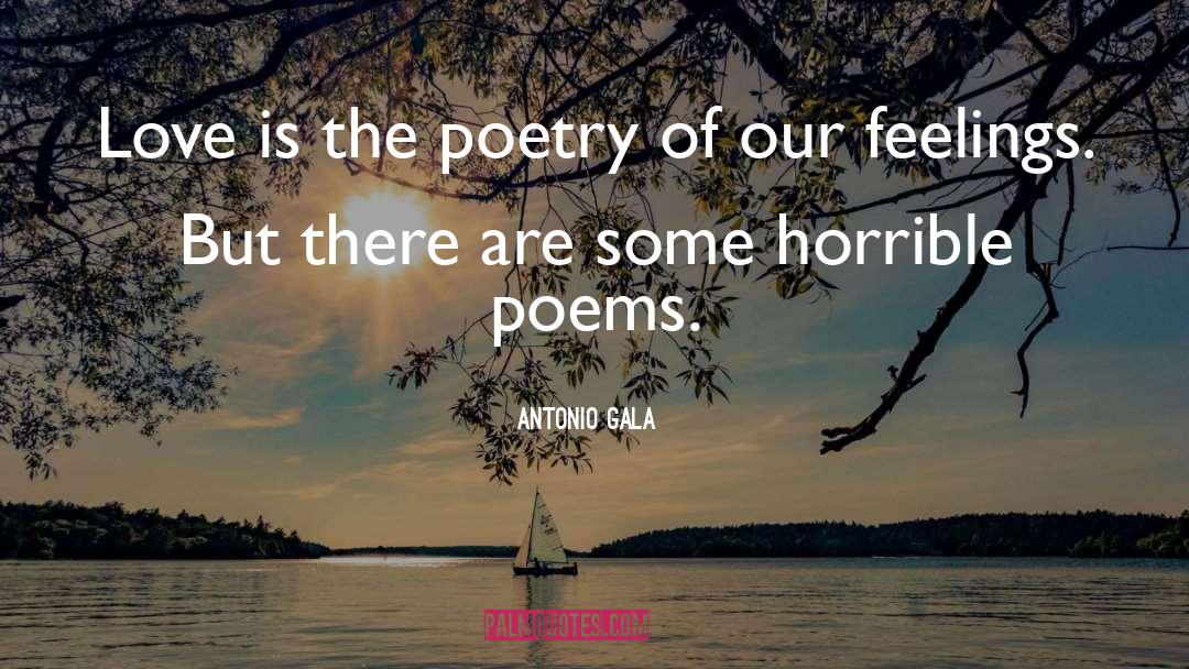 Poems quotes by Antonio Gala