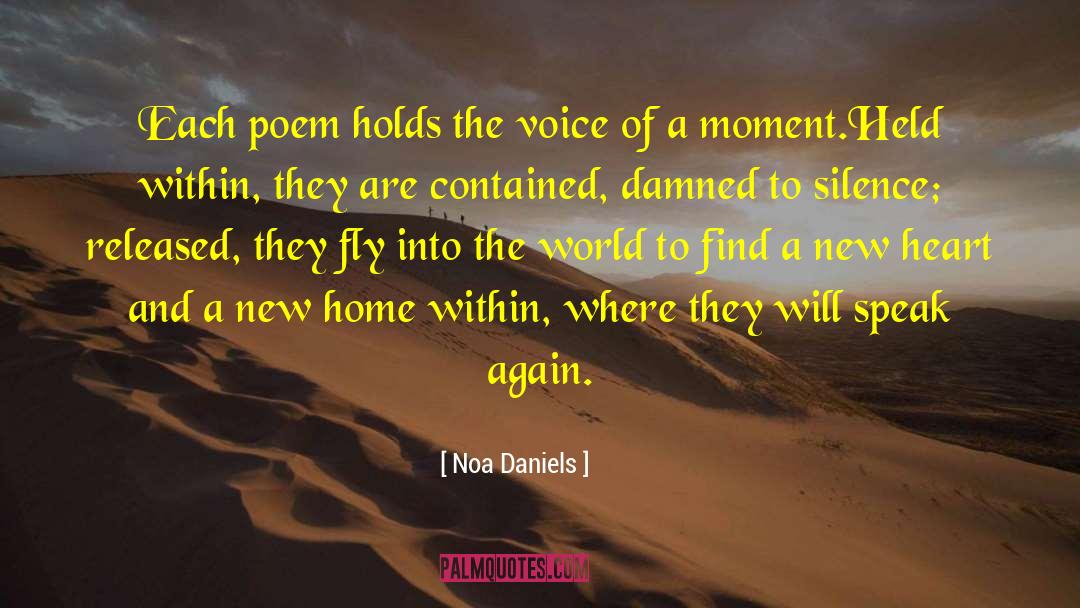 Poery quotes by Noa Daniels