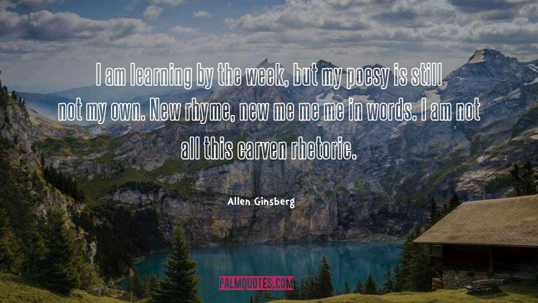 Poesy quotes by Allen Ginsberg