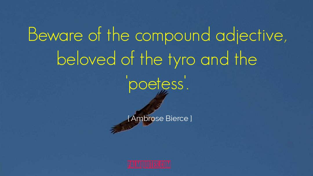 Poetess quotes by Ambrose Bierce