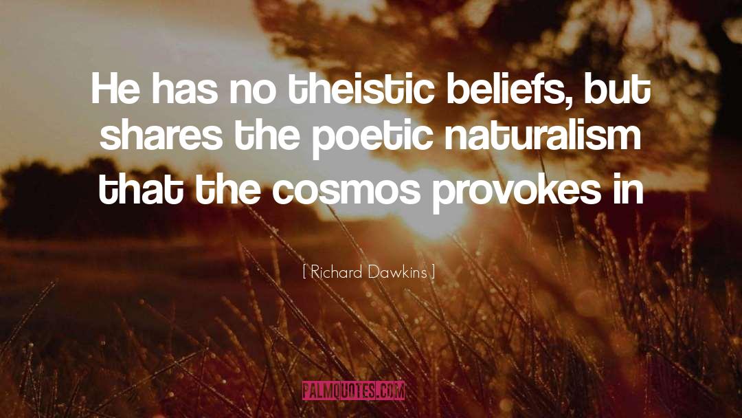 Poetic Blessings quotes by Richard Dawkins