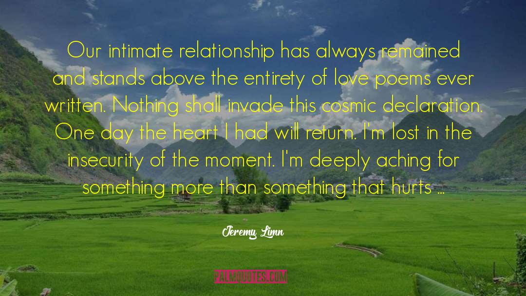 Poetic Declaration Of Love quotes by Jeremy Limn