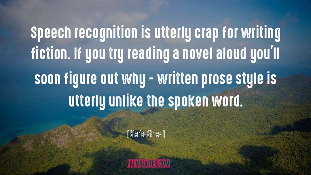 Poetic Fiction quotes by Charles Stross