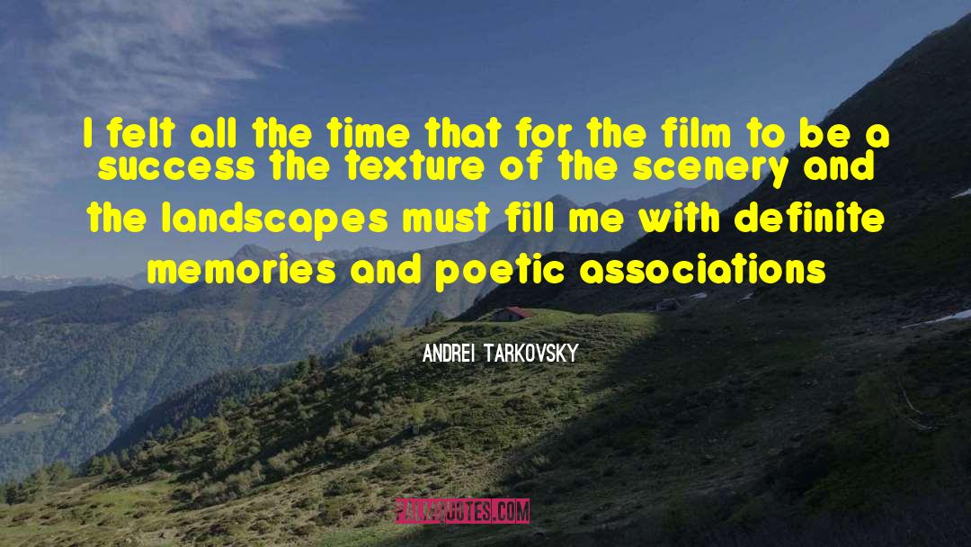 Poetic Regulations quotes by Andrei Tarkovsky