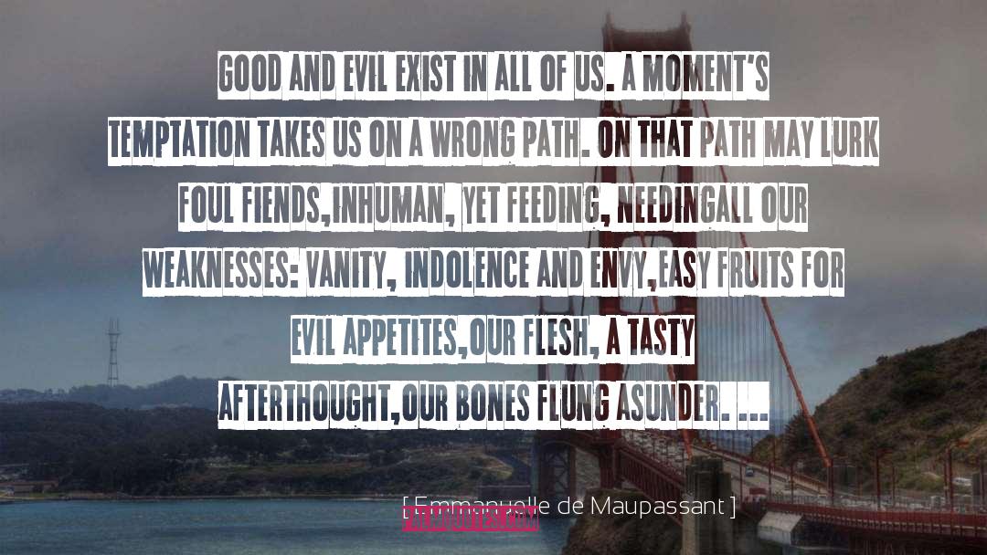 Poetic Southern Gothic Horror quotes by Emmanuelle De Maupassant