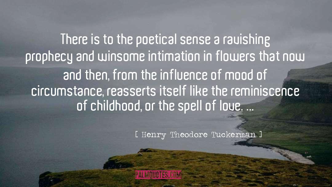 Poetical quotes by Henry Theodore Tuckerman