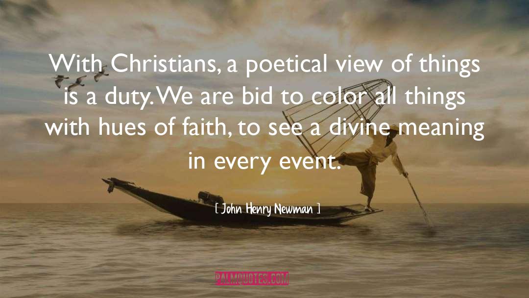 Poetical quotes by John Henry Newman