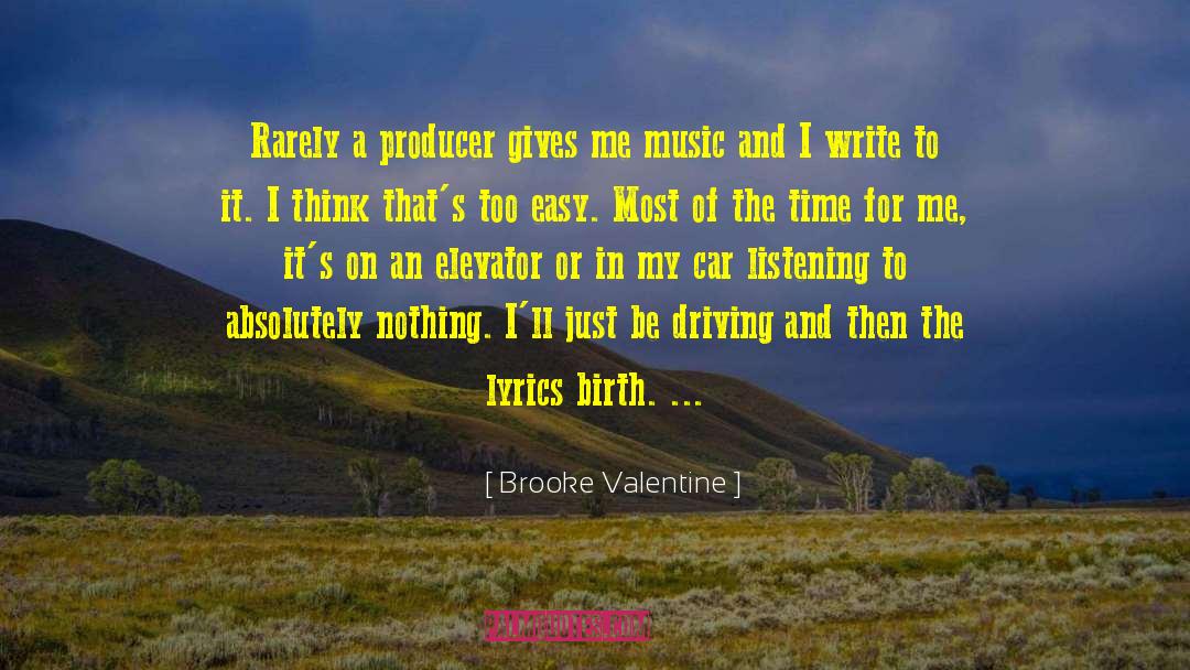Poetically Pathetic Lyrics quotes by Brooke Valentine