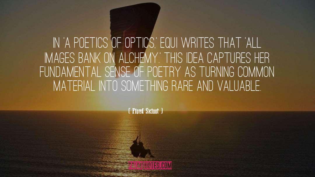 Poetics quotes by Floyd Skloot