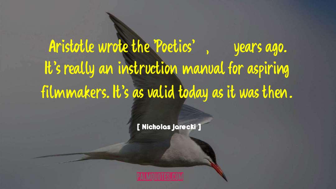 Poetics quotes by Nicholas Jarecki