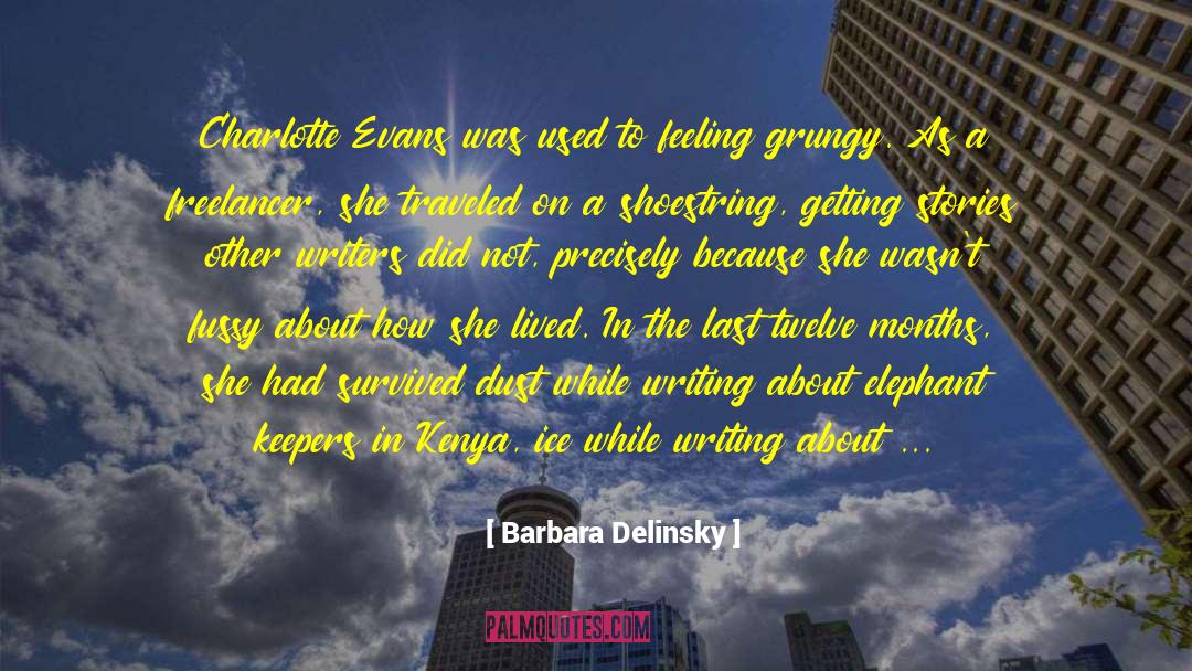 Poetry About Writing quotes by Barbara Delinsky