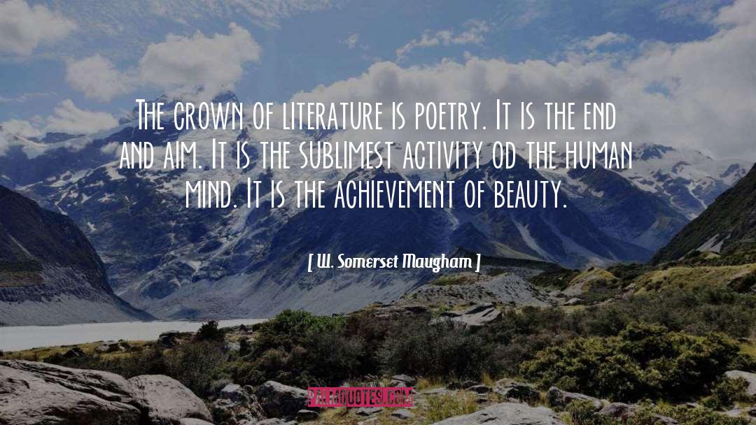 Poetry And Music quotes by W. Somerset Maugham