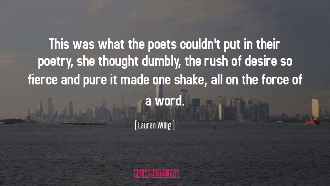 Poetry Dark Poetry quotes by Lauren Willig