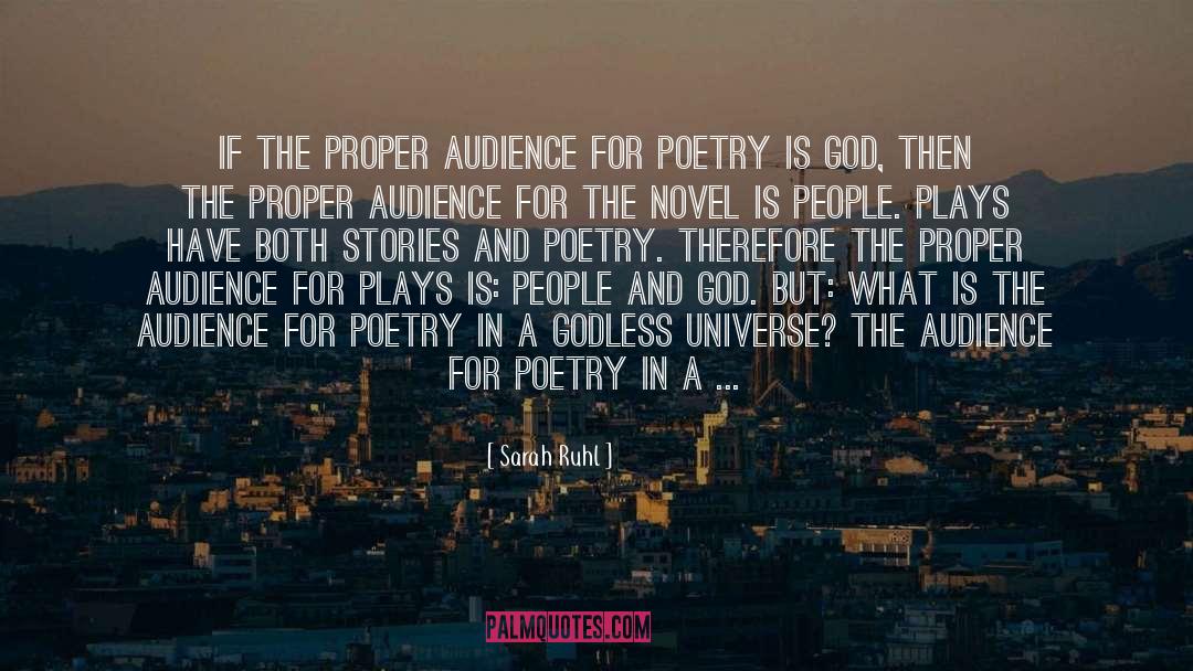 Poetry Is quotes by Sarah Ruhl