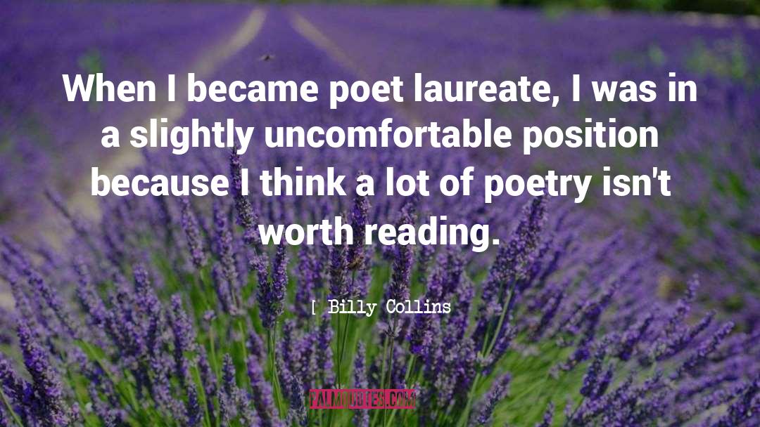 Poetry Reading quotes by Billy Collins