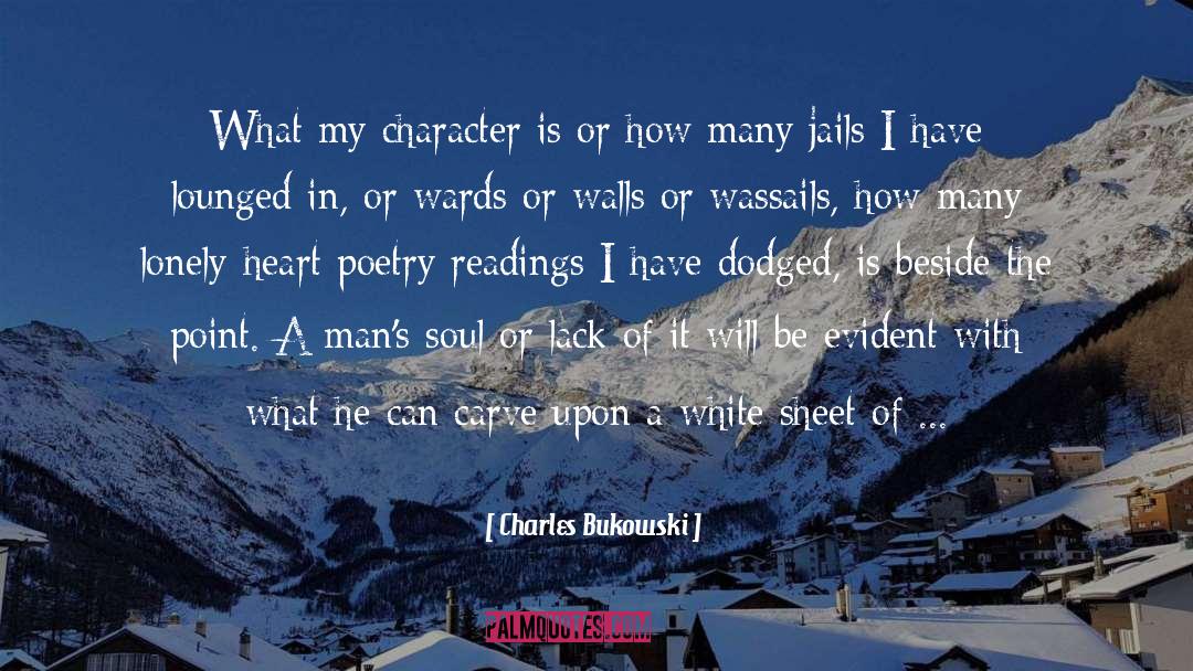 Poetry Readings quotes by Charles Bukowski