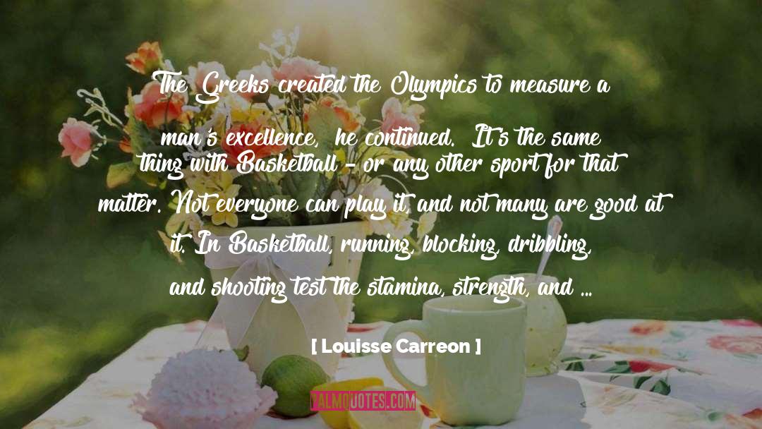 Poetry Sport quotes by Louisse Carreon