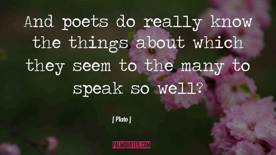 Poets And Poetry quotes by Plato