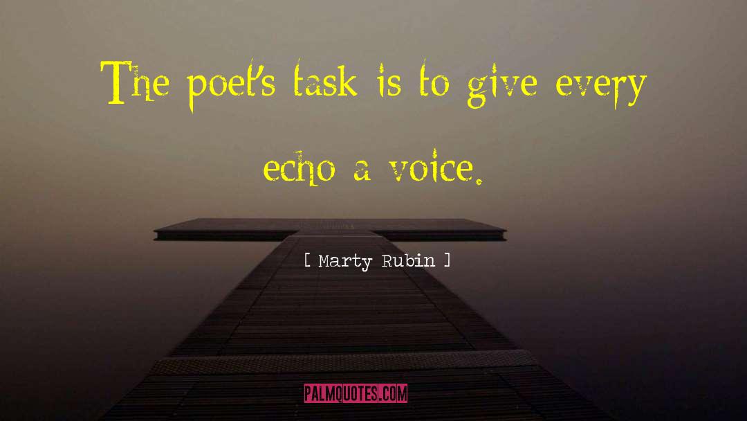 Poets Org quotes by Marty Rubin