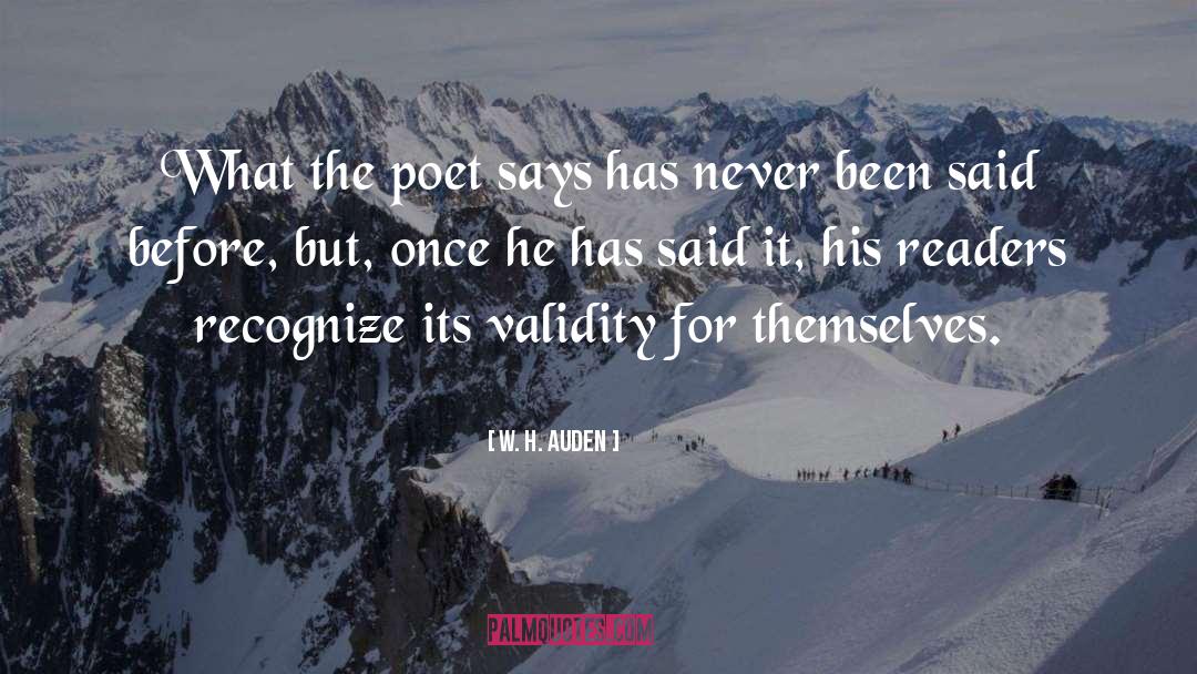 Poets Writers quotes by W. H. Auden