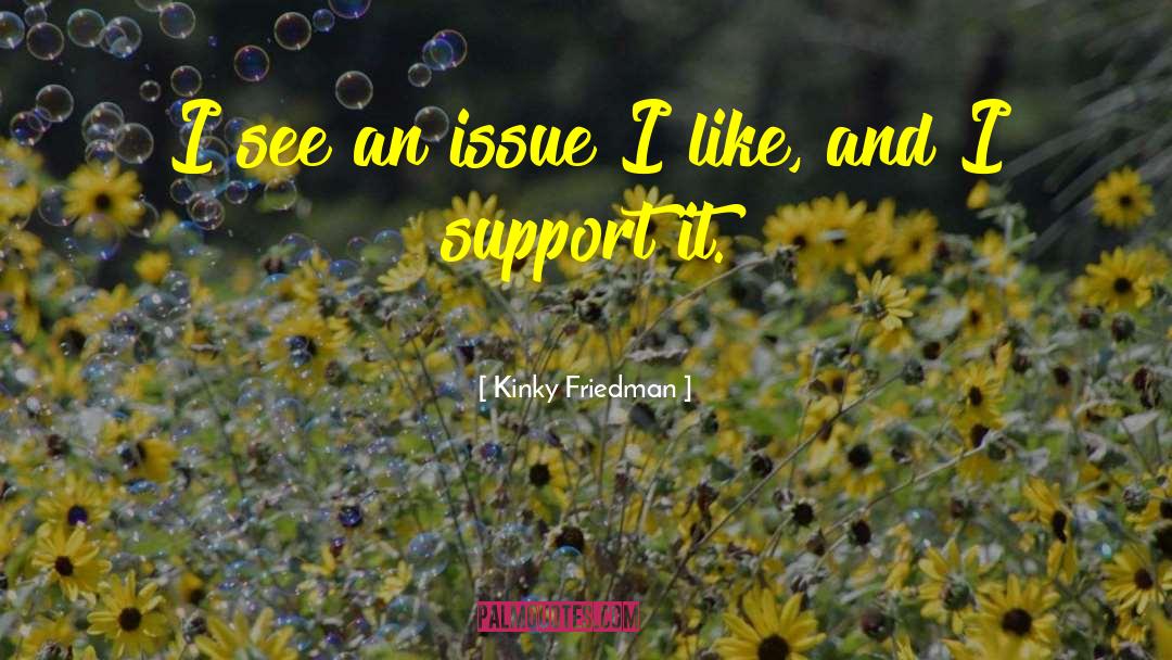 Pogo Support quotes by Kinky Friedman