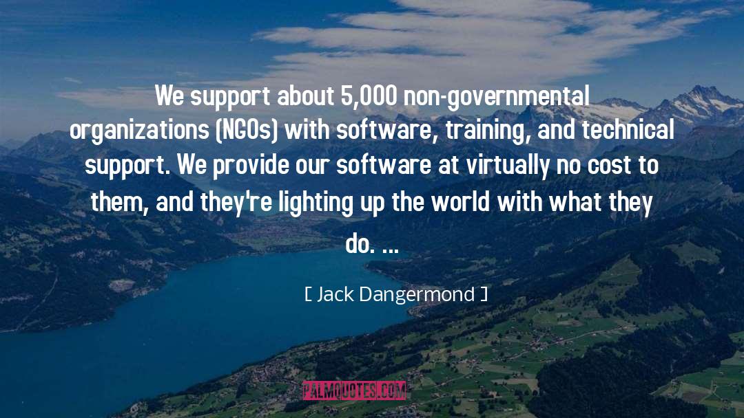 Pogo Technical Support quotes by Jack Dangermond