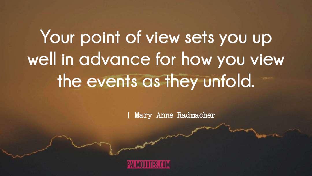 Point Omega quotes by Mary Anne Radmacher