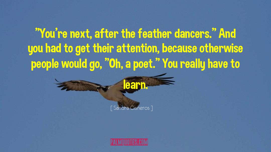 Pointe Dancers quotes by Sandra Cisneros