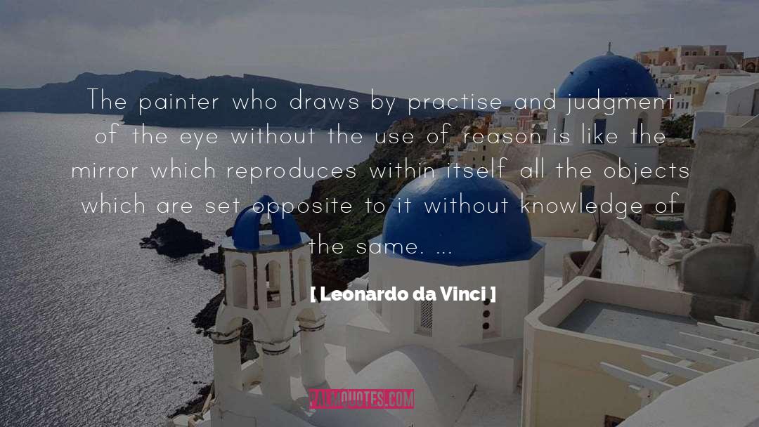 Pointillist Painter quotes by Leonardo Da Vinci
