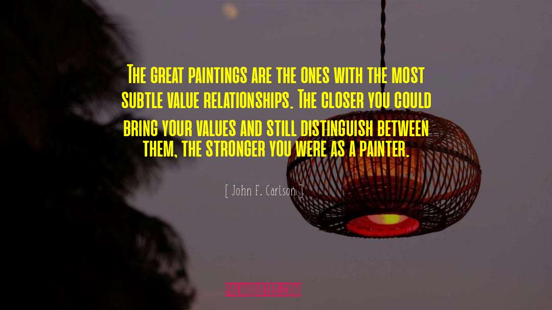 Pointillist Painter quotes by John F. Carlson