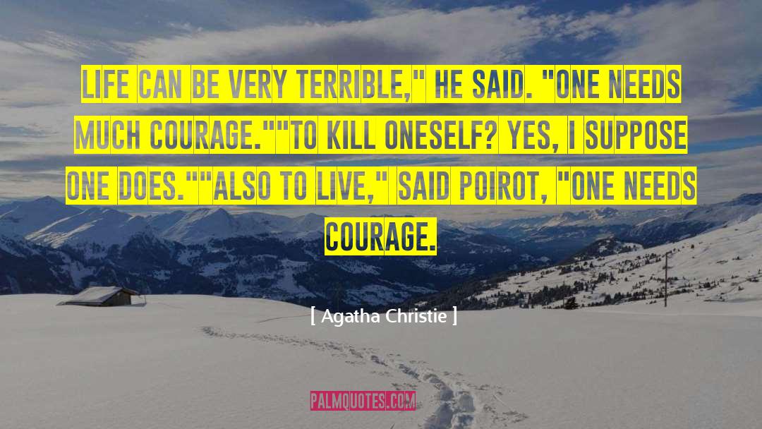 Poirot quotes by Agatha Christie