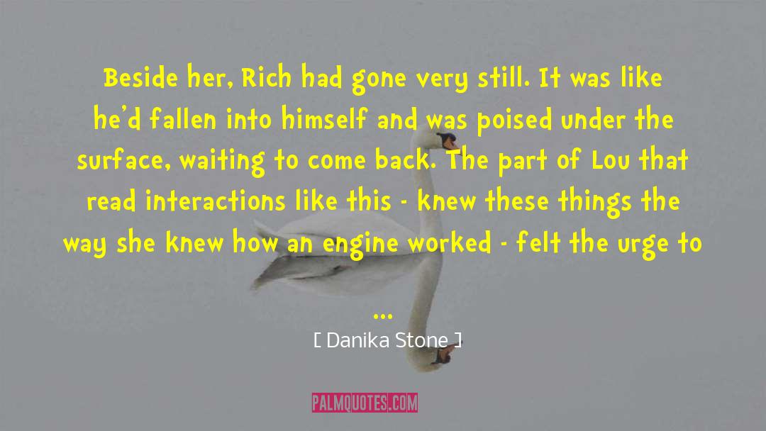 Poised quotes by Danika Stone