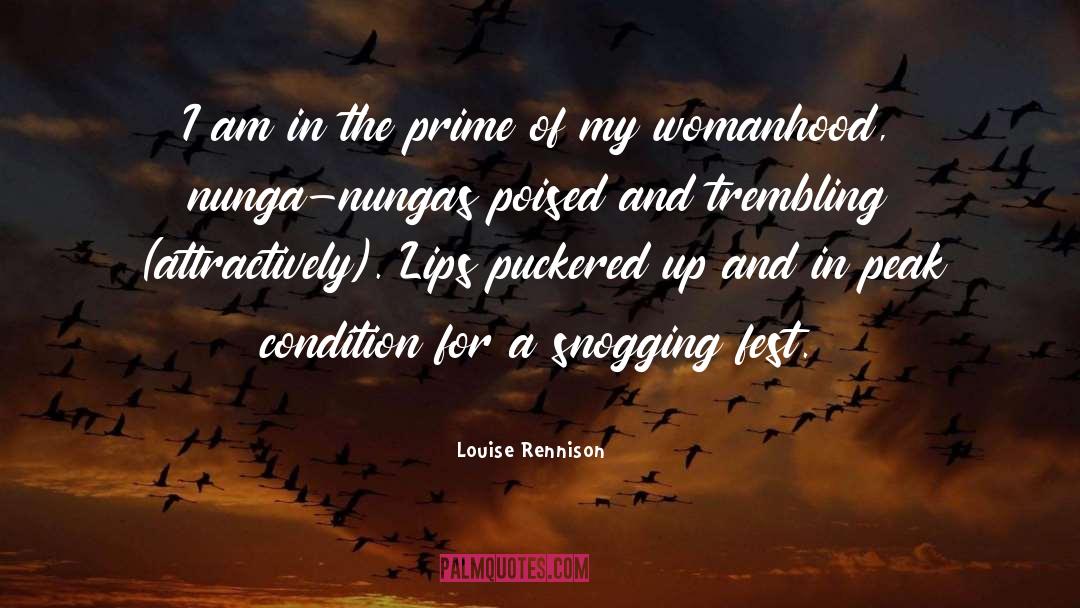 Poised quotes by Louise Rennison