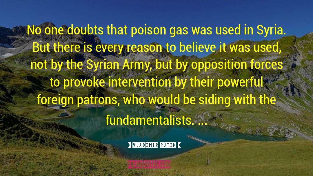 Poison Gas quotes by Vladimir Putin