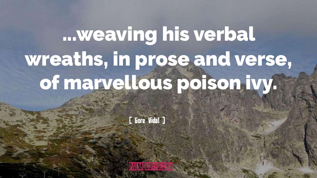 Poison Ivy quotes by Gore Vidal
