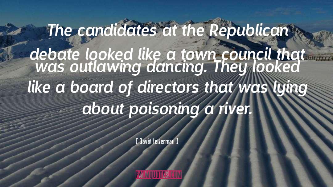 Poisoning quotes by David Letterman