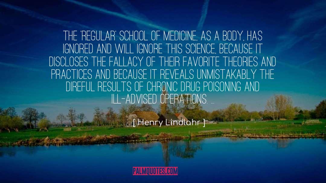 Poisoning quotes by Henry Lindlahr