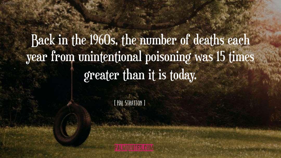 Poisoning quotes by Hal Stratton